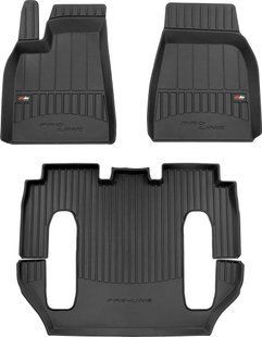 3D килимки для Tesla Model X 2015-2021 6 місць Frogum Proline 3D408630 358391 фото