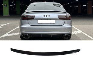 Спойлер на Audi A6 C7 2011-2018 чорний глянець 431459 фото