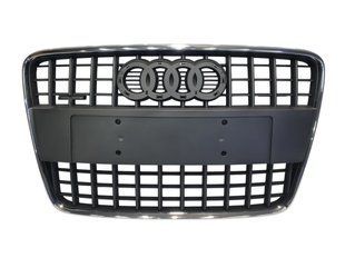 Решітка радіатора на Audi Q7 2005-2015 стиль SQ7 Gray Chrome 522164 фото