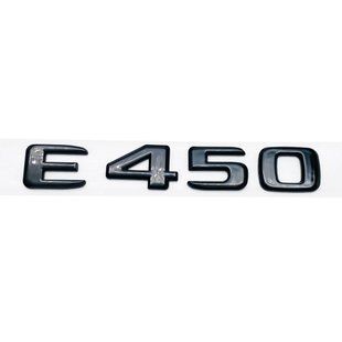 Автологотип емблема напис Mercedes E450 Black Package чорний глянець 418486 фото