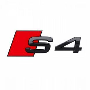 Автологотип емблема напис Audi S4 Black Edition чорний глянець 242180 фото