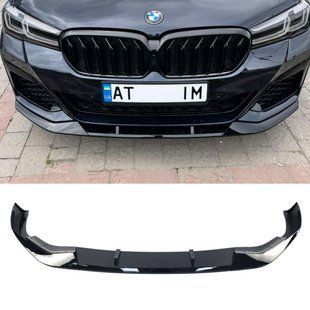 Сплітер переднього бамперу на BMW 5 G30, G31 2020-2023 M-Performance V2 428415 фото