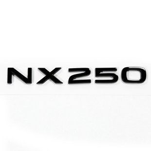 Автологотип эмблема надпись Lexus NX250 2021- Черный глянец 523199 фото