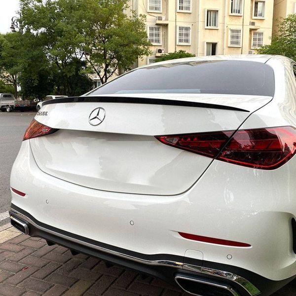Спойлер на Mercedes C-class W206 2021- AMG Style чорний глянець 430194 фото