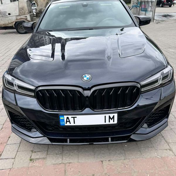 Сплітер переднього бамперу на BMW 5 G30, G31 2020-2023 M-Performance V2 428415 фото