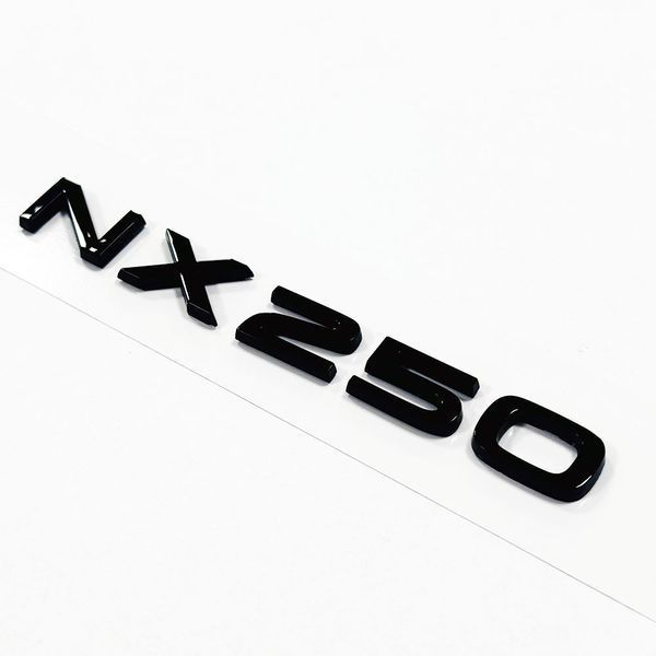 Автологотип эмблема надпись Lexus NX250 2021- Черный глянец 523199 фото