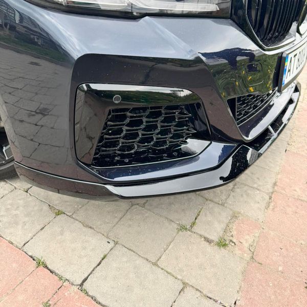 Сплітер переднього бамперу на BMW 5 G30, G31 2020-2023 M-Performance V2 428415 фото