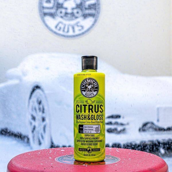 Автошампунь Chemical Guys Citrus Wash And Gloss підсилювач блиску 473мл 408704 фото