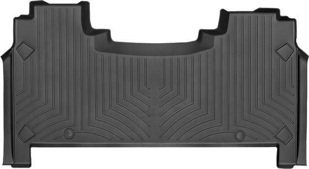 3D коврики для Dodge Ram 2019- Crew Cab, з коробом черные задние WeatherTech 4414283 141264 фото
