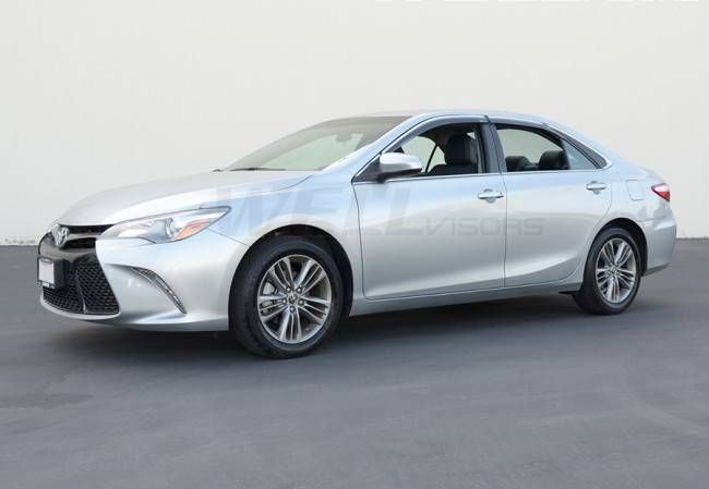 Дефлектори вікон для Toyota Camry XV55 2015-2017 з хром молдингом WELLvisors 3-847TY048 162720 фото
