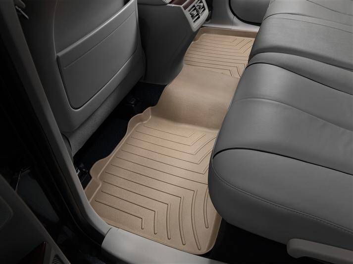 3D коврики для Toyota Venza 2008- бежевые задние WeatherTech 451832 46962 фото