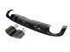 Диффузор заднего бампера на Audi A5 2016-2020 стиль RS5 Full Black Black Pipe S-Line бампер 427794 фото 5