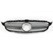 Решітка радіатора на Mercedes C-class W205 2014-2018 AMG Silver під камеру 427434 фото 1