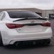 Спойлер на машину Infiniti Q50 2013- черный глянец 392538 фото 6