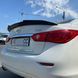 Спойлер на машину Infiniti Q50 2013- черный глянец 392538 фото 5