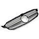 Решітка радіатора на Mercedes C-class W205 2014-2018 AMG Silver під камеру 427434 фото 4