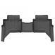 3D килимки для Ford Ranger, Volkswagen Amarok 2024- чорні задні WeatherTech 4418492IM 426069 фото 1