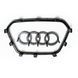 Эмблема логотип шильдик на руль Audi 2015 - черный глянец 423911 фото 4