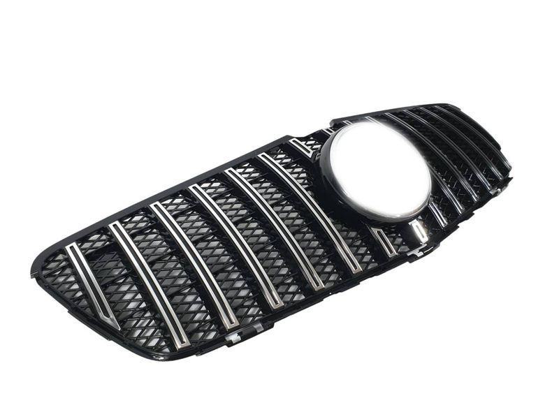 Решетка радиатора на Mercedes R-class W251 2010-2017 GT Chrome Black 427631 фото