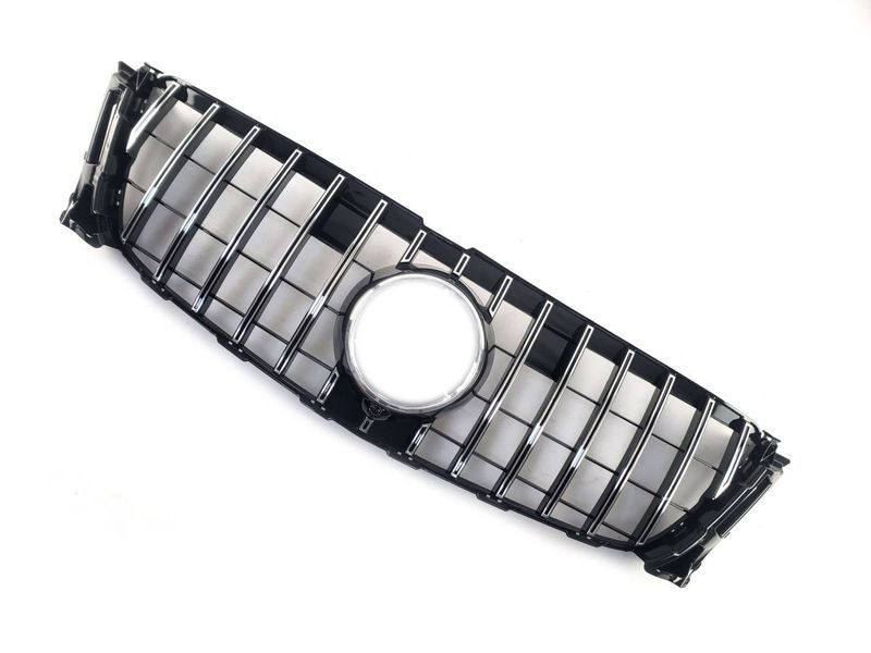 Решетка радиатора на Mercedes GL-class X166 2012-2015 Normal GT Chrome Black 427684 фото