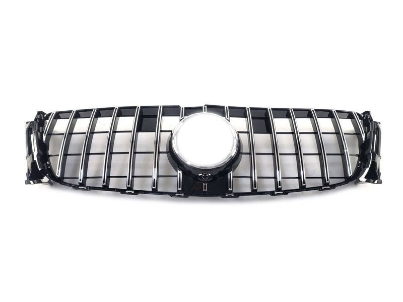 Решетка радиатора на Mercedes GL-class X166 2012-2015 Normal GT Chrome Black 427684 фото