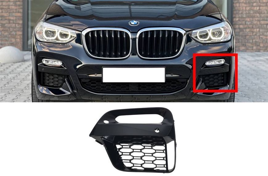 Решетки в бампер LH (M-Paket) на BMW X3 G01 2018-2022 430046 фото