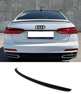 Спойлер на Audi A6 C8 2018- V2 чорний глянець 431458 фото