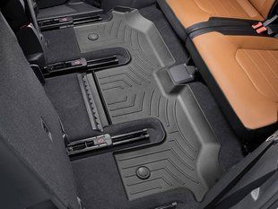 3D килимки для Volkswagen Atlas 2017- чорні 3 ряд Bucket Seating WeatherTech 4410845 212673 фото