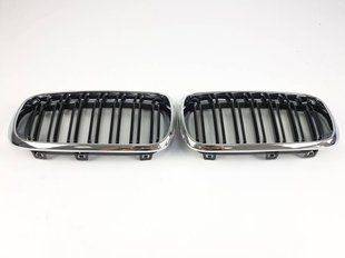 Решетка радиатора на BMW X5 F15 2013-2018 M-Look Chrome Black 429097 фото