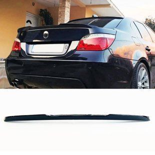 Спойлер на BMW 5 E60 2004-2010 стиль M4 чорний глянець 431253 фото