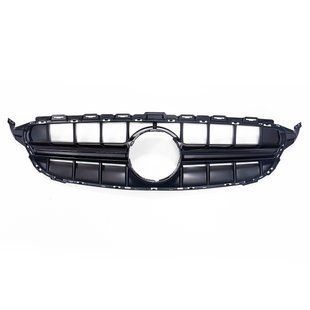 Решітка радіатора на Mercedes C-class W205 2014-2018 стиль AMG C63 S Black 522029 фото