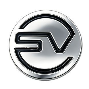 Автологотип емблема напис Land Range Rover SV silver сірий 522744 фото