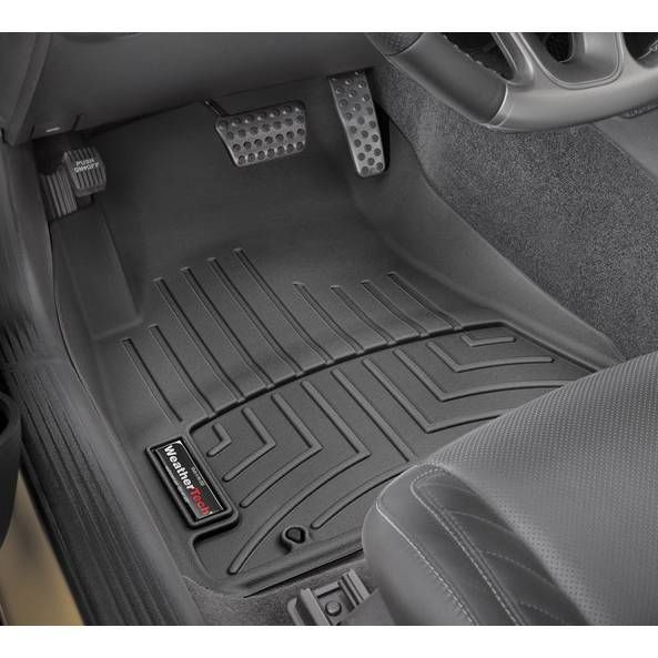 3D коврики для Dodge Challenger 2015-2023 RWD черные передние WeatherTech 4410491 98154 фото
