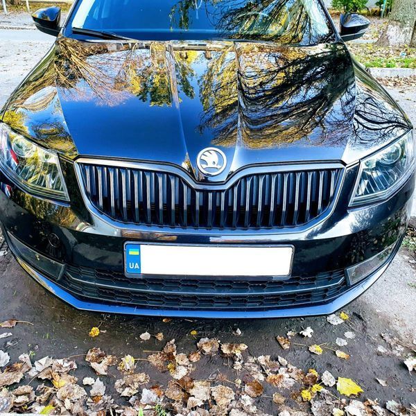 Рамка решітки радіатора на Skoda Octavia A7 2013-2017 5E0853761AF9R 418468 фото