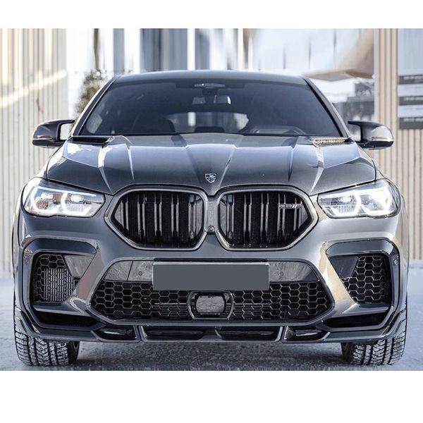 Карбоновый дифузор переднего бампера для BMW X6M F96 2019- LD 427035 фото