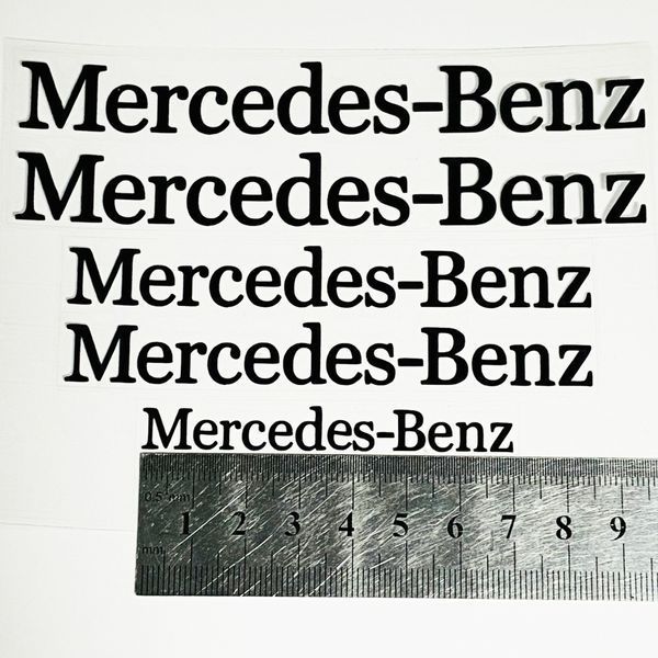 Наклейки на суппорт Mercedes черные 426116 фото