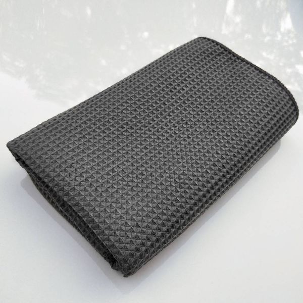 Вафельний рушник для очищення скла та дзеркал ProUser Diamond Glass 40х40 см. 300 гсм сірий 414405 фото Вафельний рушник для очищення скла та дзеркал ProUser Diamond Glass 40х40 см. 300 гсм сірий 414405 фото