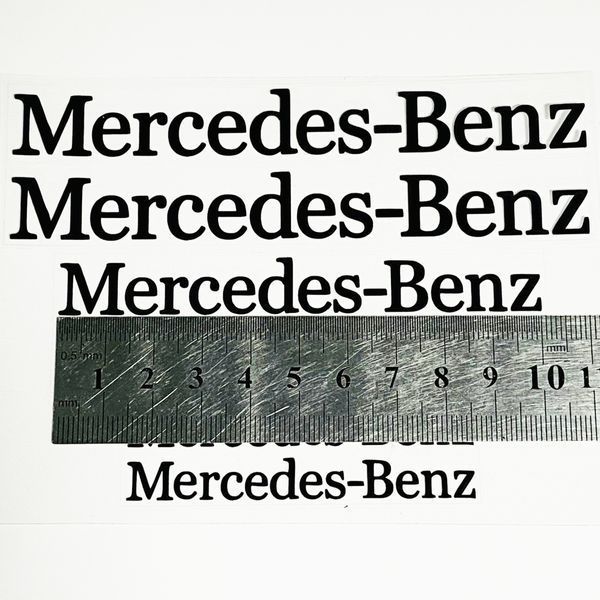 Наклейки на суппорт Mercedes черные 426116 фото