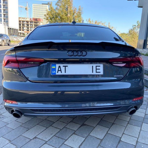 Спойлер на машину Audi A5 2017-2024 Sportback в стиле M4 черный глянец 415878 фото