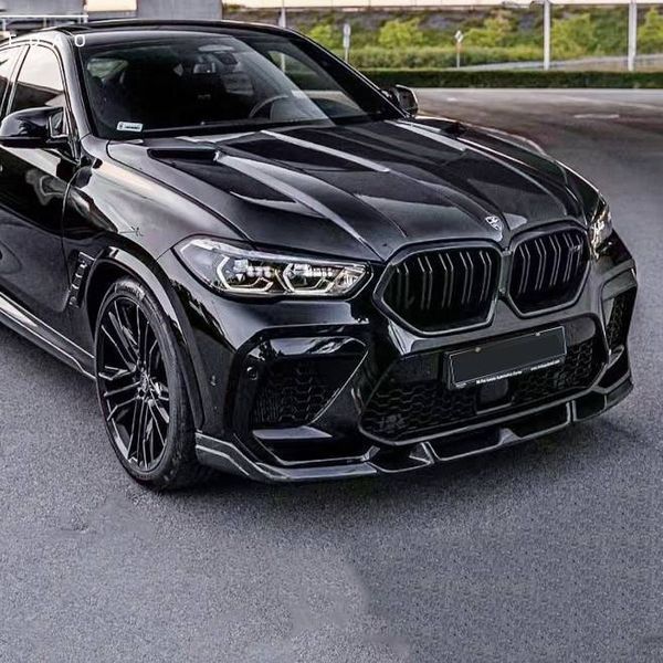Карбоновый дифузор переднего бампера для BMW X6M F96 2019- LD 427035 фото