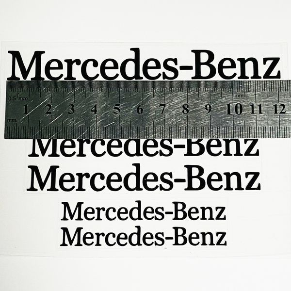 Наклейки на суппорт Mercedes черные 426116 фото