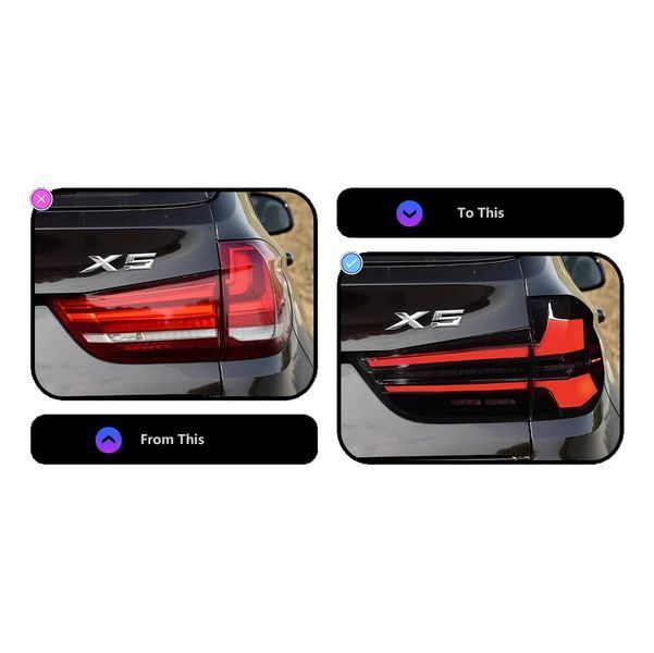 Задні ліхтарі на BMW X5 F15 2013-2018 стиль G05 LCI 430411 фото