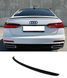 Спойлер на Audi A6 C8 2018- V2 чорний глянець 431458 фото 1