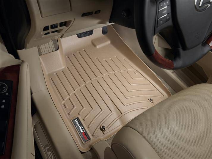 3D килимки для Lexus RX 2009-2015 бежеві передні WeatherTech 452291 46541 фото