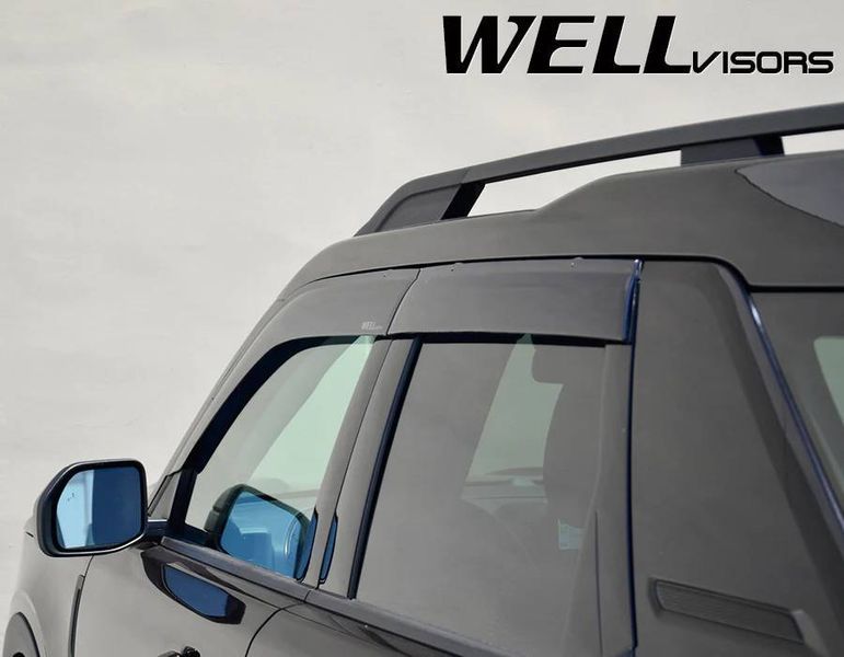 Дефлекторы окон на Ford Bronco Sport 2021- Premium Series WELLvisors 356207 фото