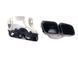 Диффузор (заднего бампера) Full Black / Black Pipe (стиль GLC63 AMG) V2 на Mercedes GLC-class X253 2019-2022 428466 фото 6