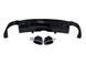 Диффузор (заднего бампера) Full Black / Chrome Pipe (в стиле RS5) S-Line на Audi A5 2016-2020 427795 фото 1