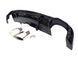 Диффузор (заднего бампера) Full Black / Chrome Pipe (в стиле RS5) S-Line на Audi A5 2016-2020 427795 фото 3