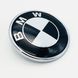 Автологотип емблема BMW чорно-білий 74мм 408997 фото 2