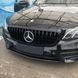 Решітка радіатора на Mercedes E-class W213 2016-2020 GT Black під камеру 429975 фото 3